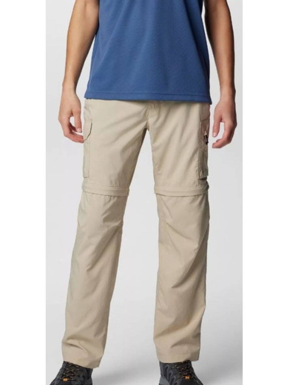 Columbia Men's Large Beige Silver Ridge Convertible Hiking Gorpcore Pants